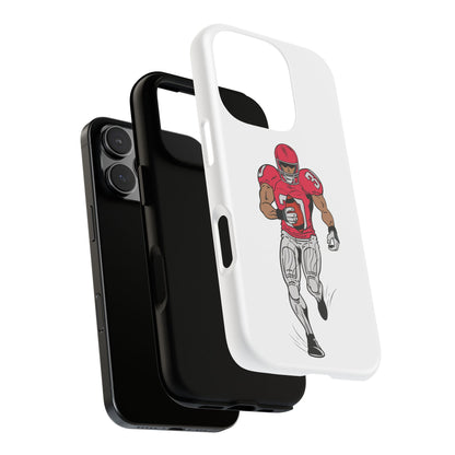 Football Player Tough Case, Sports Phone Cover, Athlete Gift, Tough Phone Case, Fall Sports, Football Lover's Accessory