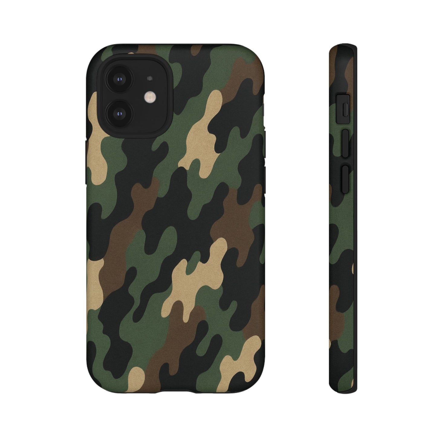 Camouflage Phone Case, Tough Cases, Military Style, Unique Phone Accessories, Gift for Him, Durable Phone Cover