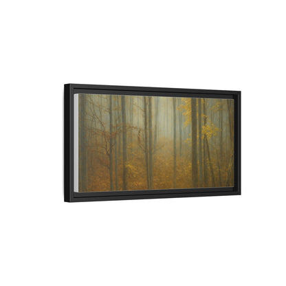 Framed Matte Canvas Art | Serenity in the Forest | Nature Wall Decor, Home Gallery, Cozy Living Room, Gift for Nature Lovers