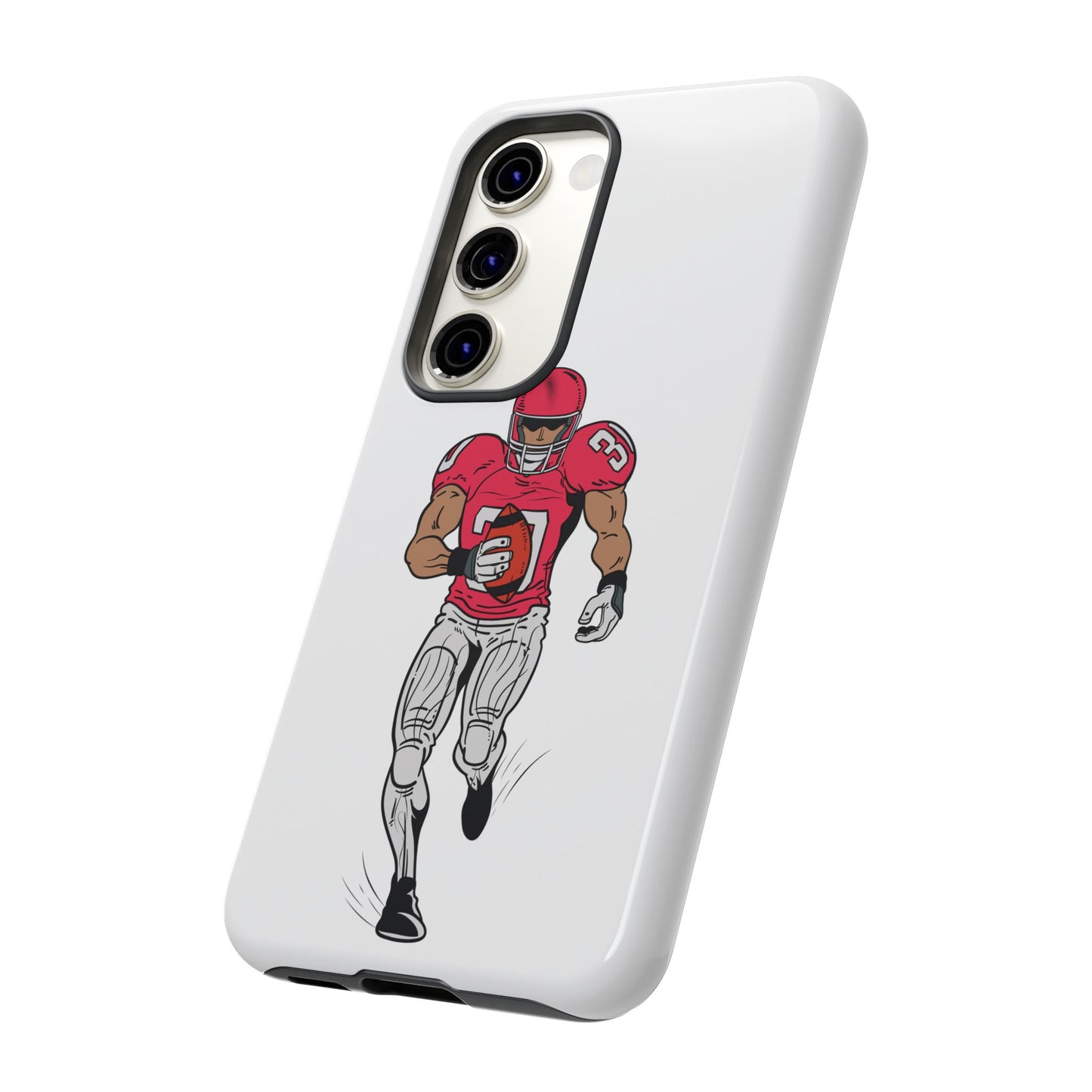 Football Player Tough Case, Sports Phone Cover, Athlete Gift, Tough Phone Case, Fall Sports, Football Lover's Accessory