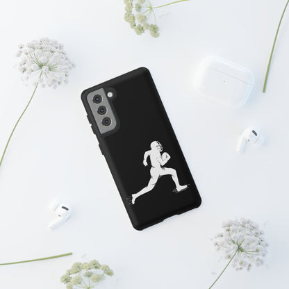 Football Player Phone Case, Tough Cases, Sports Phone Cover, Gift for Athletes, iPhone & Samsung Accessories, Running Player Design