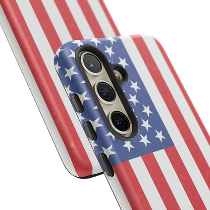 American Flag Phone Case - Patriotic Cell Cover, Tough Cases, USA Pride, Independence Day Gift, Veteran's Day, Phone Protection