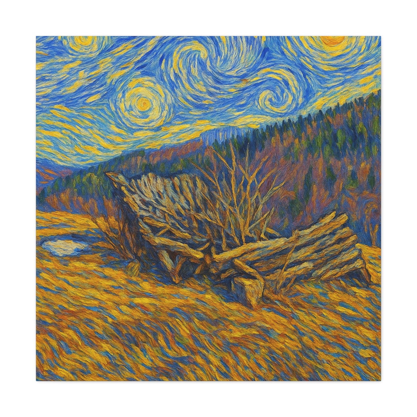 Artistic Van Gogh Style Canvas Wall Art, Nature Inspired Decor, Home Aesthetic, Gift for Art Lovers, Gallery Wall Piece, Living Room Decor, [...]