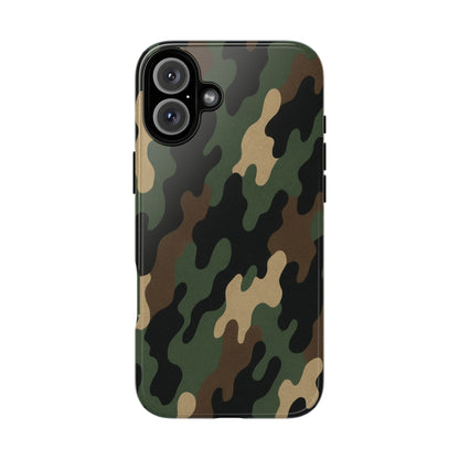 Camouflage Phone Case, Tough Cases, Military Style, Unique Phone Accessories, Gift for Him, Durable Phone Cover