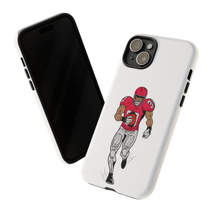 Football Player Tough Case, Sports Phone Cover, Athlete Gift, Tough Phone Case, Fall Sports, Football Lover's Accessory