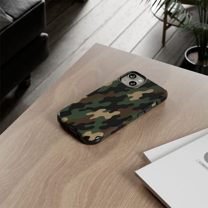 Camouflage Phone Case, Tough Cases, Military Style, Unique Phone Accessories, Gift for Him, Durable Phone Cover