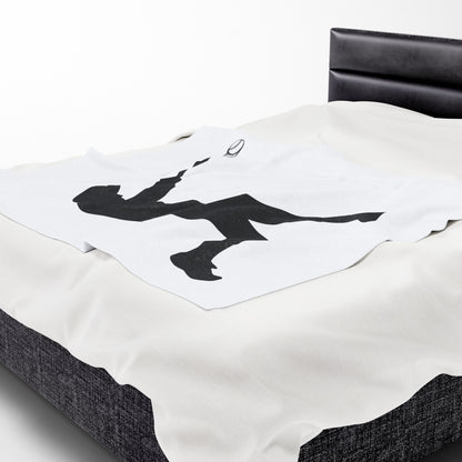 Baseball Velveteen Plush Blanket, Cozy Sports Throw, Soft Blanket for Fans, Great Gift for Baseball Lovers, Home Decor