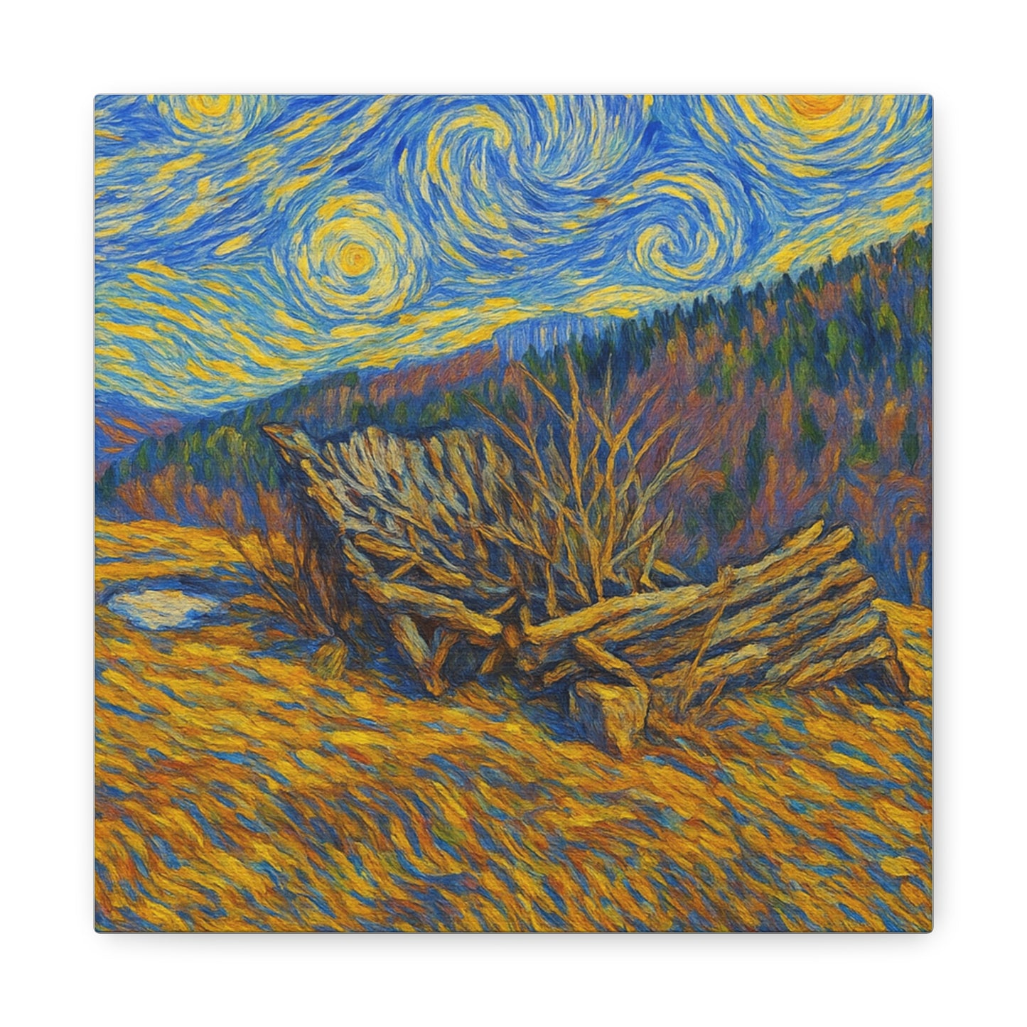 Artistic Van Gogh Style Canvas Wall Art, Nature Inspired Decor, Home Aesthetic, Gift for Art Lovers, Gallery Wall Piece, Living Room Decor, [...]