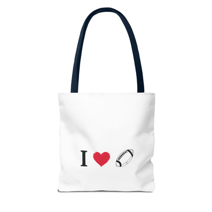 Football Lover's Tote Bag - Perfect for Game Day, Sports Events, Gifts for Fans, Eco-Friendly Carryall, Personal Use, Travel Bag