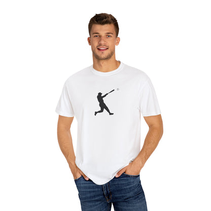 Sporty Garment-Dyed T-Shirt for Baseball Lovers, Casual Tee, Unisex Sports Shirt, Perfect Gift for Athletes, Outdoor Activities