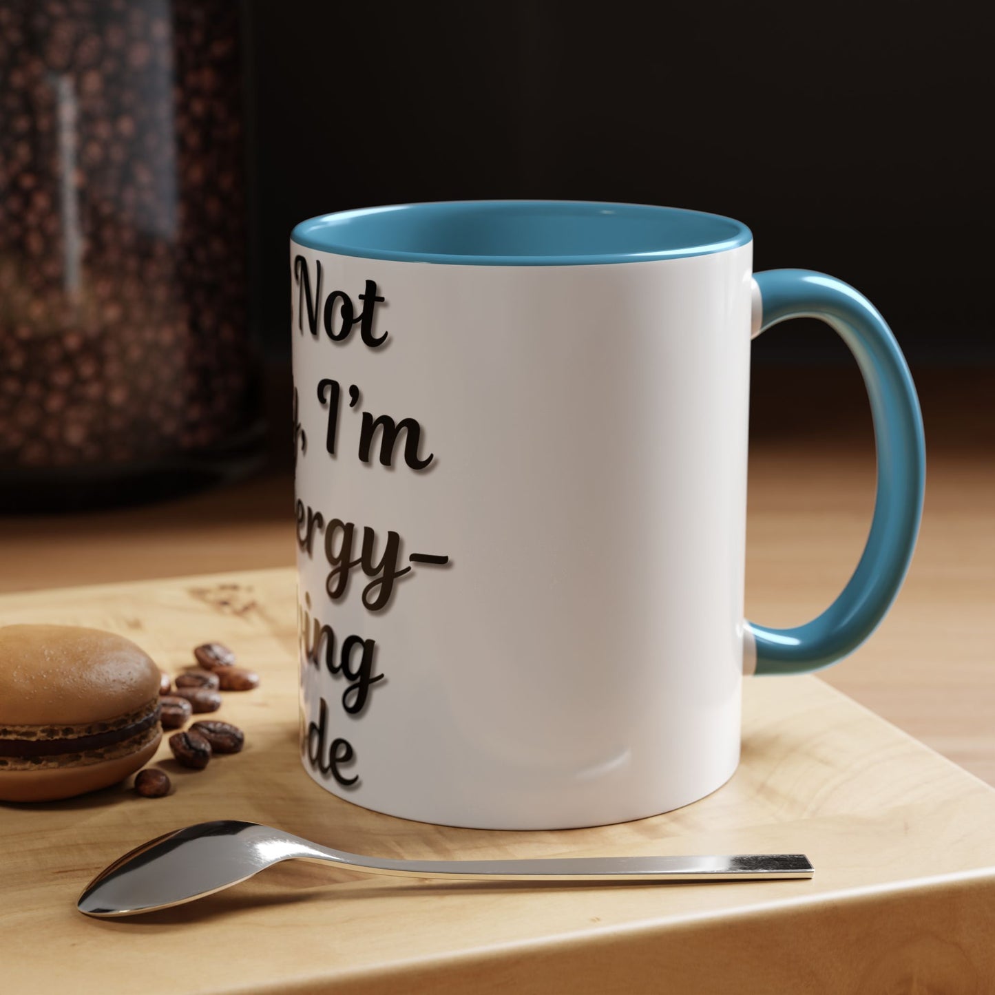 Humorous Coffee Mug - "I'm Not Lazy, I'm in Energy-Saving Mode"