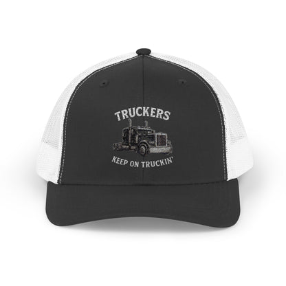 Truck Driver Snapback Cap, Mesh Trucker Hat, Cool Casual Hat, Perfect Gift for Drivers, Trucking Enthusiasts, Outdoor Style