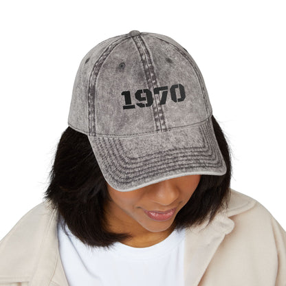 Vintage Embroidered Cap, Retro Baseball Hat, 70s Style Headwear, Gift for Dad, Casual Fashion Accessory