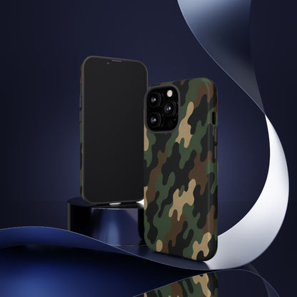 Camouflage Phone Case, Tough Cases, Military Style, Unique Phone Accessories, Gift for Him, Durable Phone Cover