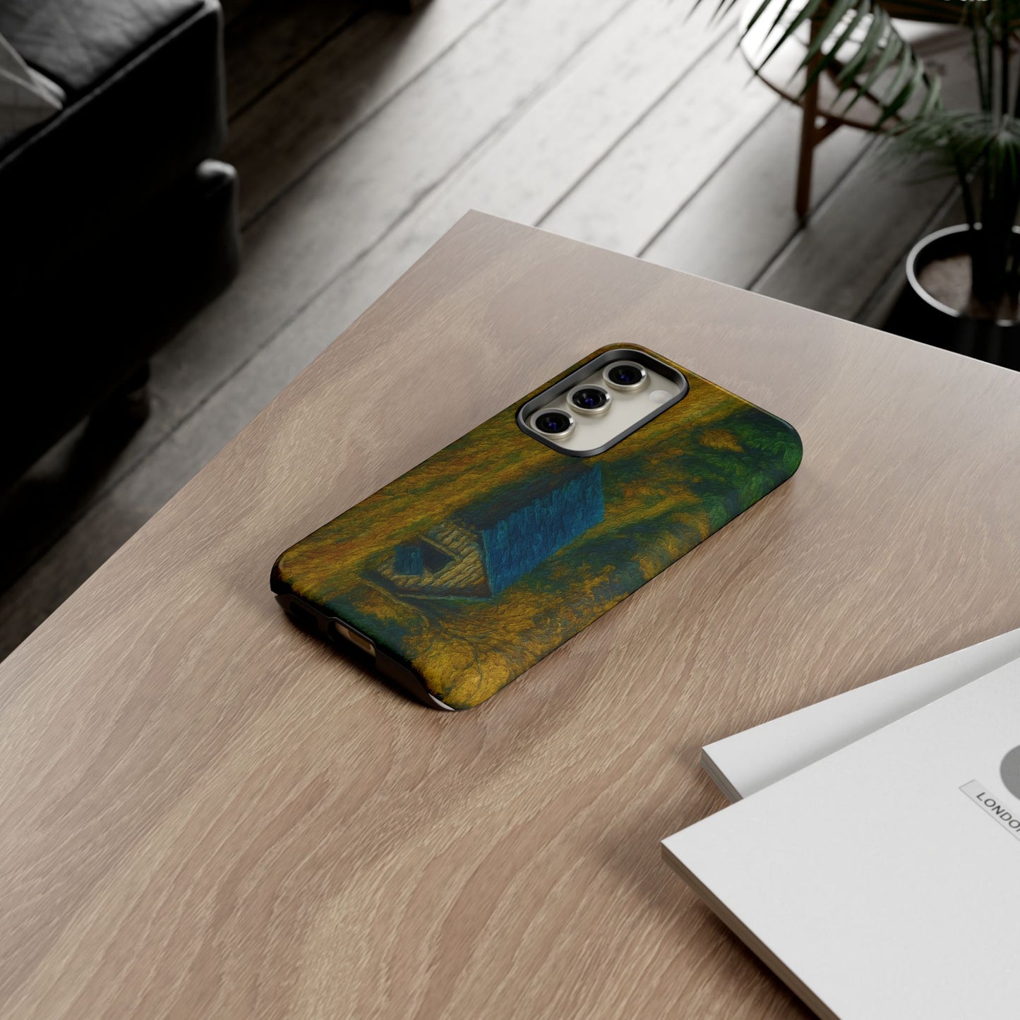 Artistic Phone Case by Tough Cases, Nature-Inspired Phone Protection, Unique Gift for Nature Lovers, Stylish Accessory, Fall Aesthetic