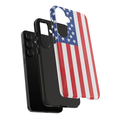 American Flag Phone Case - Patriotic Cell Cover, Tough Cases, USA Pride, Independence Day Gift, Veteran's Day, Phone Protection