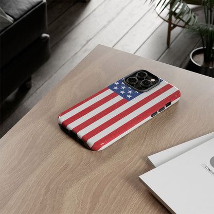 American Flag Phone Case - Patriotic Cell Cover, Tough Cases, USA Pride, Independence Day Gift, Veteran's Day, Phone Protection