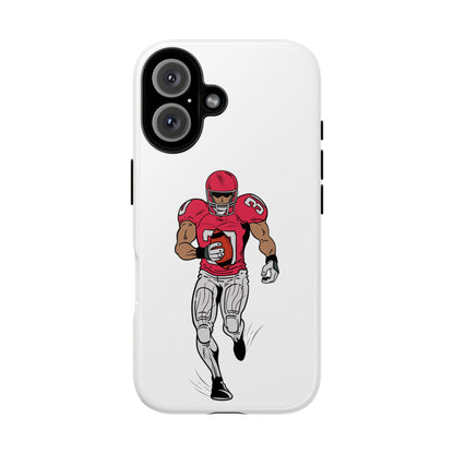Football Player Tough Case, Sports Phone Cover, Athlete Gift, Tough Phone Case, Fall Sports, Football Lover's Accessory