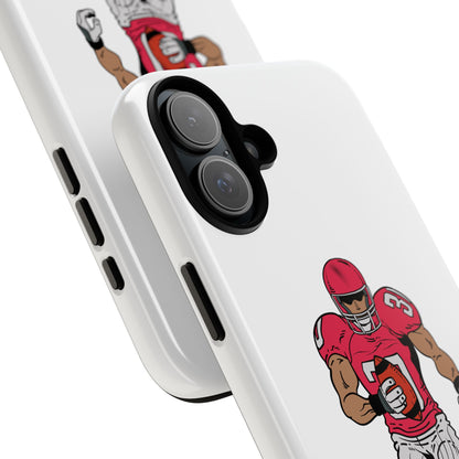 Football Player Tough Case, Sports Phone Cover, Athlete Gift, Tough Phone Case, Fall Sports, Football Lover's Accessory
