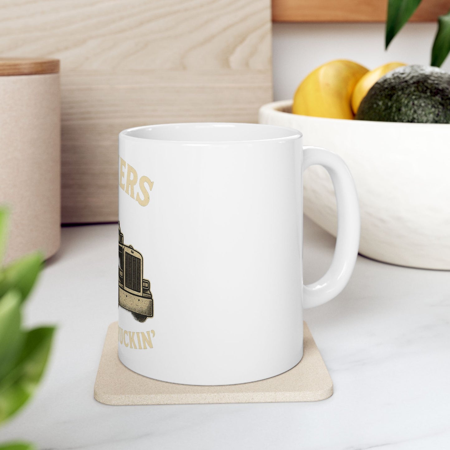 Truckers Keep on Truckin' Ceramic Mug, Coffee Cup for Truck Drivers, Gift for Road Trip Lovers, Travel Mug for Father's Day, Unique [...]