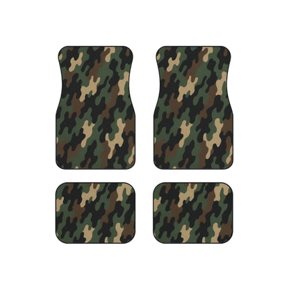 Camouflage Car Mats - Set of 4 | Durable Vehicle Carpets, Stylish Auto Accessories, Perfect for Outdoor Lovers, Unique Gifts - product image