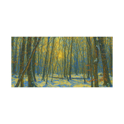 Forest Sunrise Canvas Print, Wall Art, Nature Photography, Home Decor, Gift for Nature Lovers, Landscape Artwork