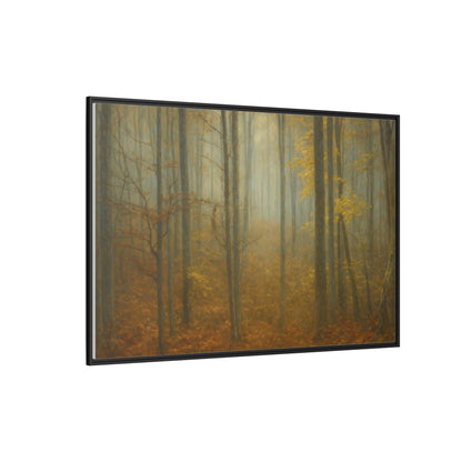 Framed Matte Canvas Art | Serenity in the Forest | Nature Wall Decor, Home Gallery, Cozy Living Room, Gift for Nature Lovers