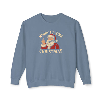 Merry Christmas Sweatshirt, Funny Holiday Crewneck, Unisex Gift, Christmas Apparel, Sarcastic Sweatshirt, Unique Holiday Clothing