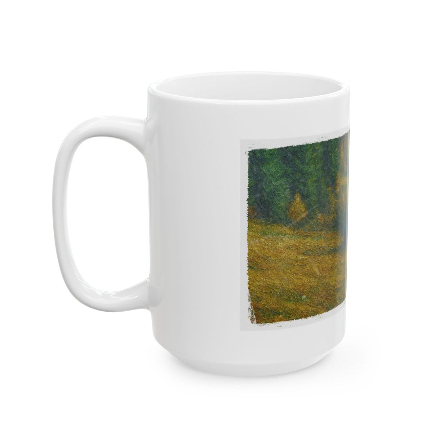 Rustic Cabin Ceramic Mug - Cozy Coffee Cup, Handmade Gift for Nature Lovers, Perfect for Home or Office, Great for Christmas, [...]