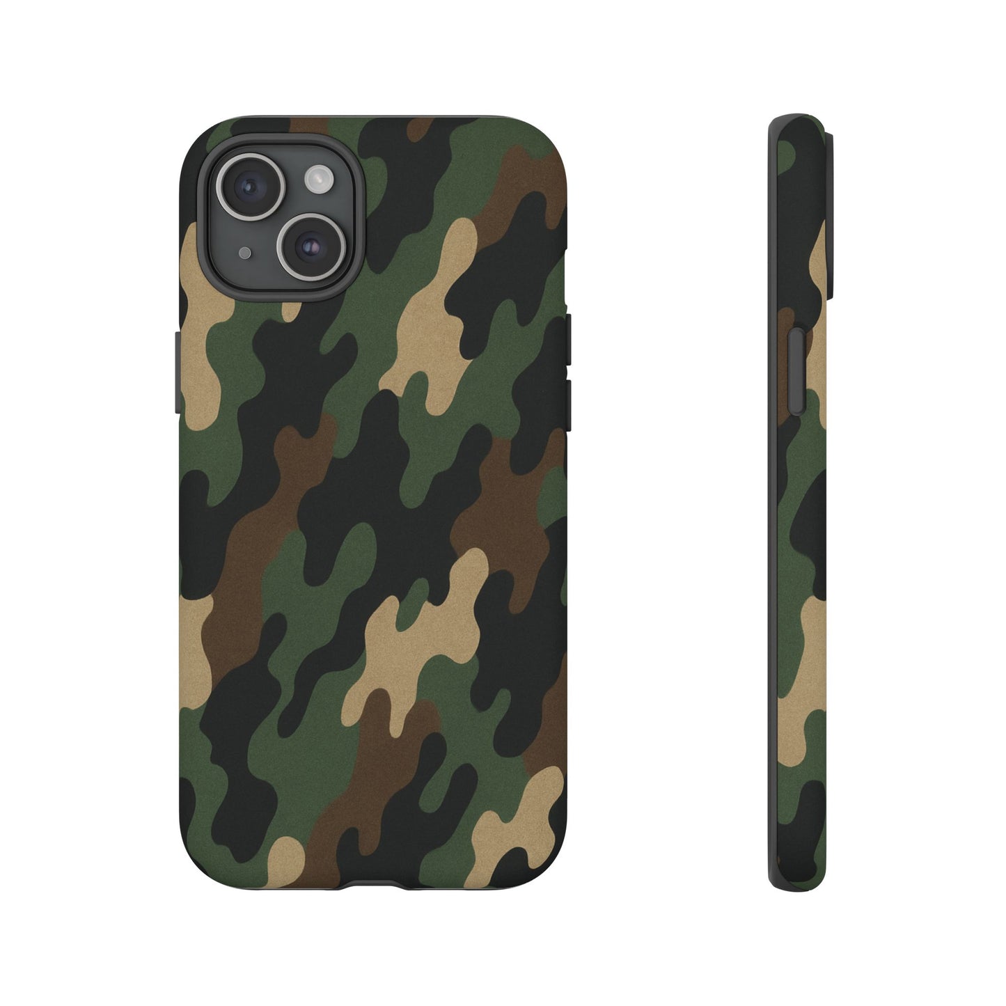 Camouflage Phone Case, Tough Cases, Military Style, Unique Phone Accessories, Gift for Him, Durable Phone Cover