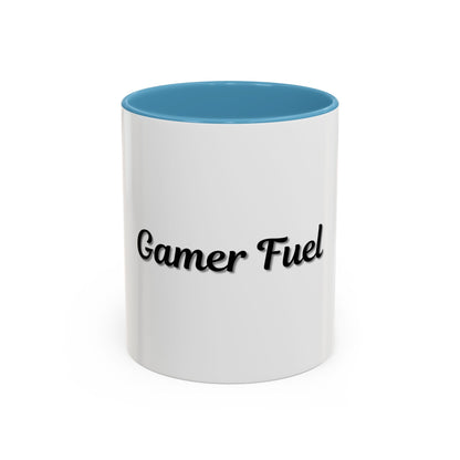 Gamer Fuel Accent Coffee Mug - Perfect for Gamers