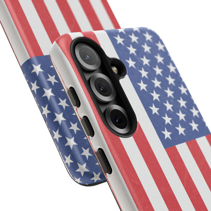 Patriotic Phone Case - Tough Cases for Veterans, USA Lovers, Independence Day, Memorial Day, Flag Design