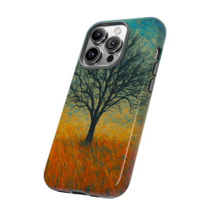 Artistic Phone Case with Tree Design, Nature Lover Gift, Unique Phone Cover, Holiday Present, Eco-friendly Tech Accessories