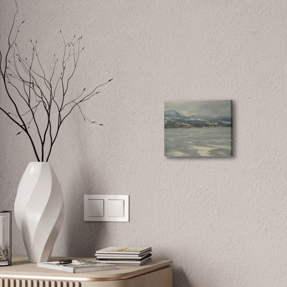Serene Winter Landscape Canvas