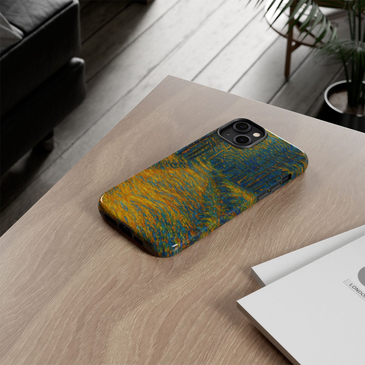 Artistic Phone Case for Nature Lovers, Tough Cases, Vibrant Design, Gift for Friends, Phone Accessories, Unique Artwork
