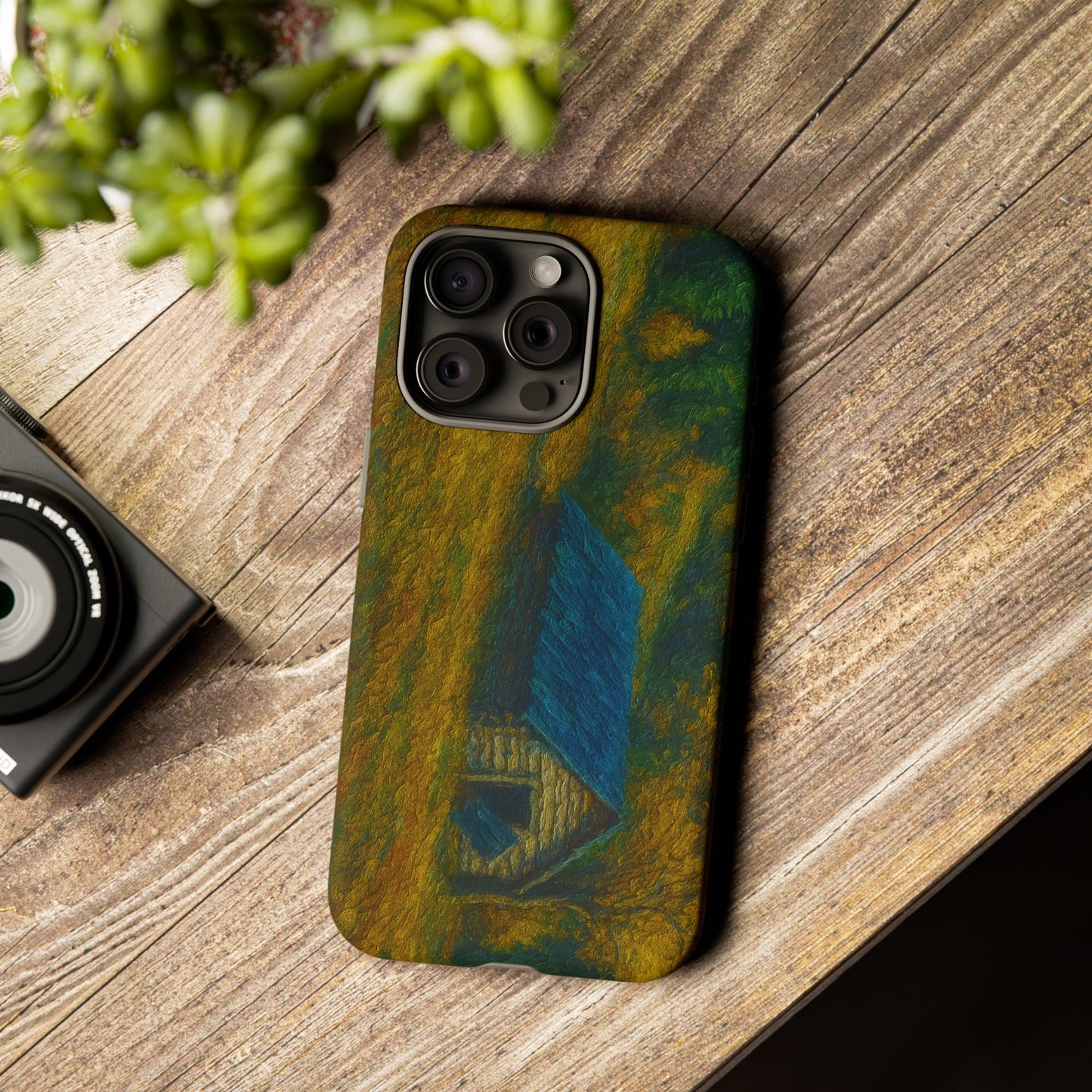 Artistic Phone Case by Tough Cases, Nature-Inspired Phone Protection, Unique Gift for Nature Lovers, Stylish Accessory, Fall Aesthetic