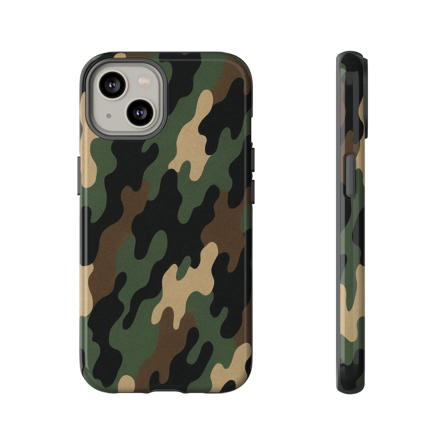 Camouflage Phone Case, Tough Cases, Military Style, Unique Phone Accessories, Gift for Him, Durable Phone Cover