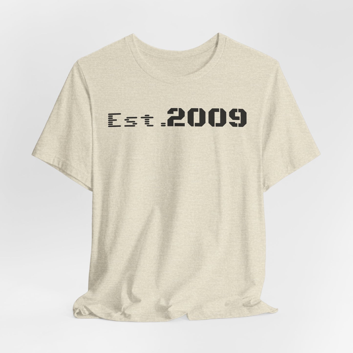 Established 2009 Unisex Tee - Casual Wear, Birthday Gift, Graduation Outfit, Anniversary Shirt, Personalized Fashion