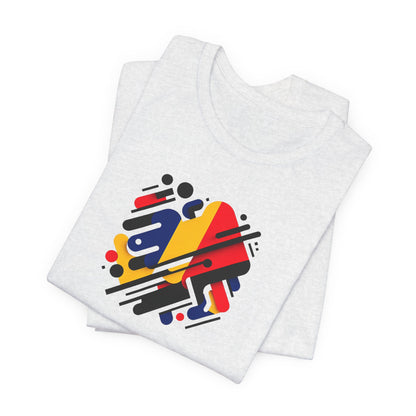 Artistic Heart Unisex Jersey Tee - Vibrant Graphic Tee, Casual Wear, Gift for Art Lovers, Birthday Surprise, Everyday Comfort