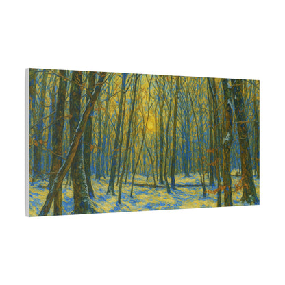 Forest Sunrise Canvas Print, Wall Art, Nature Photography, Home Decor, Gift for Nature Lovers, Landscape Artwork