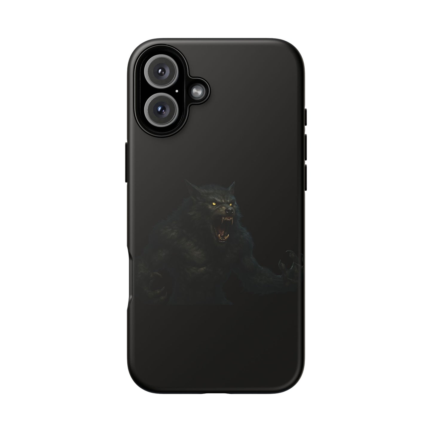 Werewolf Phone Case, Tough Cases, Black Panther Design, Gift for Animal Lovers, Phone Accessories, Fierce Phone Protection