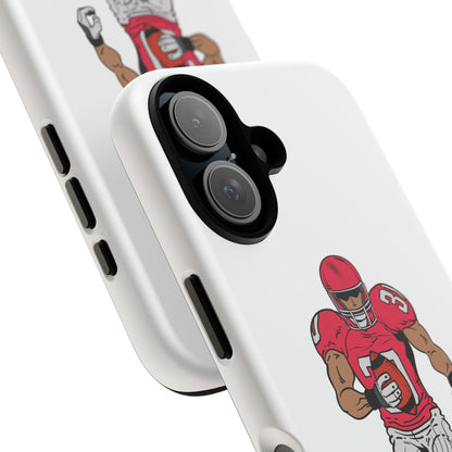 Football Player Tough Case, Sports Phone Cover, Athlete Gift, Tough Phone Case, Fall Sports, Football Lover's Accessory