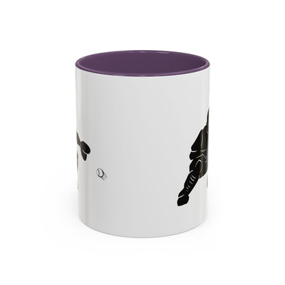 Baseball Catcher Coffee Mug, Sports Gift for Coaches, Black Accent Mug for Fans, Perfect for Birthdays & Celebrations, Unique Cup