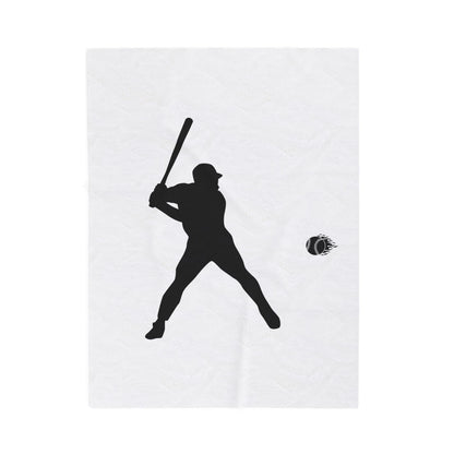 Baseball Player Plush Blanket | Soft Sports Throw, Cozy Gift for Athletes, Home Decor, Game Day Blanket, Perfect for Birthdays
