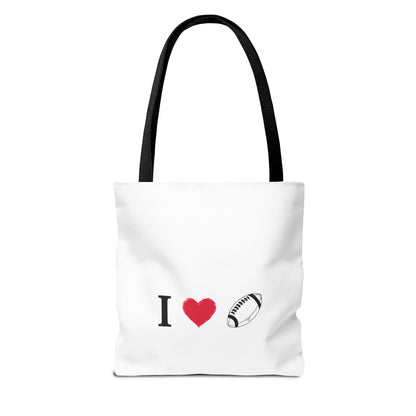 Football Lover's Tote Bag - Perfect for Game Day, Sports Events, Gifts for Fans, Eco-Friendly Carryall, Personal Use, Travel Bag
