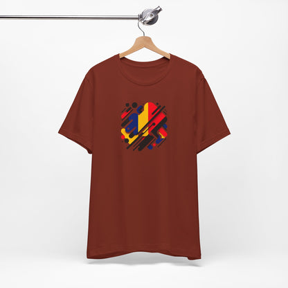 Artistic Heart Unisex Jersey Tee - Vibrant Graphic Tee, Casual Wear, Gift for Art Lovers, Birthday Surprise, Everyday Comfort
