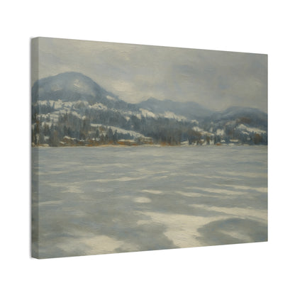 Serene Winter Landscape Canvas