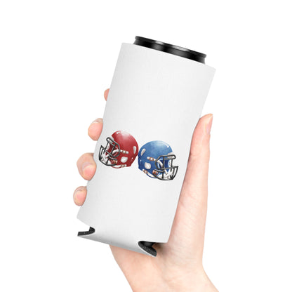 Game Day Can Cooler, Sports Team Drink Holder, Football Fan Gift, Tailgate Accessories, Party Beer Sleeve, Custom Cooler