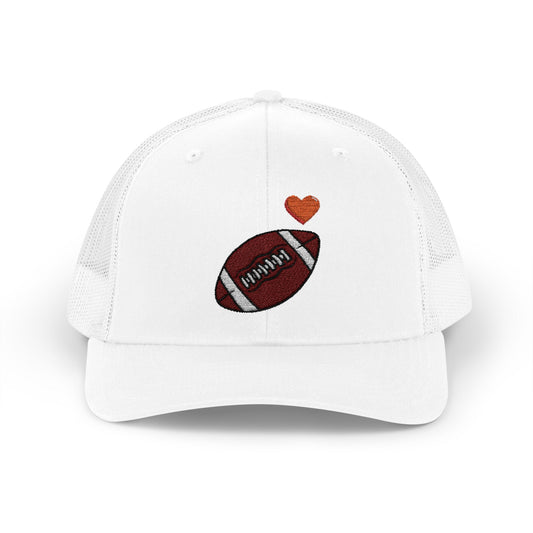 Football Love Snapback Trucker Cap, Sports Hat, Gift for Sports Fans, Casual Wear, Outdoor Activities