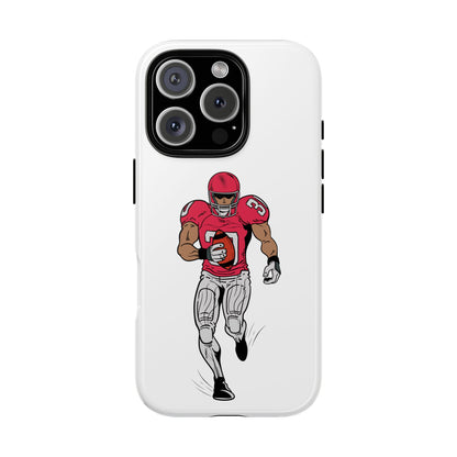 Football Player Tough Case, Sports Phone Cover, Athlete Gift, Tough Phone Case, Fall Sports, Football Lover's Accessory
